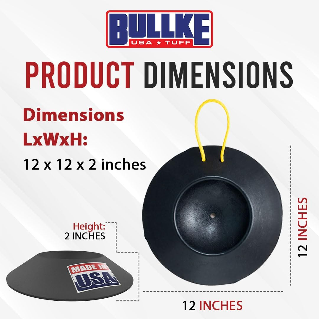 USA Made Improved Unbreakable Wheel Dock with Rope Handle &ndash; 50% Stronger than Others &ndash; Prevents Trailer Wheel from Sinking or Moving &ndash; Easy to Store & Transport image number 5