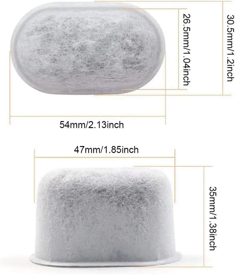 12-Pack Water Filter Compatible with Breville Charcoal Water Filters Replacement for Breville Coffee Makers BES840 BES860 BES870 BES878 BES900 BES920 BEP920 BES980 BES990 BWF100 and More. image number 6