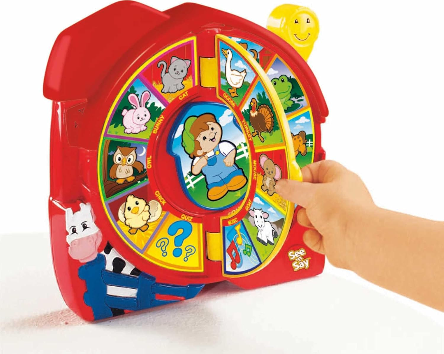 Fisher-Price Little People Toddler Toy See &lsquo;N Say the Farmer Says, Learning Game with Music & Sounds for Kids Ages 18+ Months