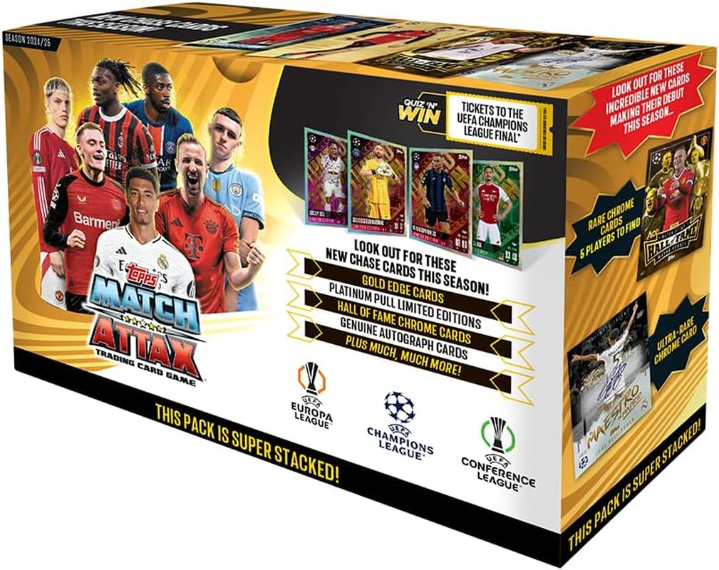 Topps UEFA Champions League Match Attax 24/25 Trading and Collectible Card Game (Flow Pack of 40) image number 3