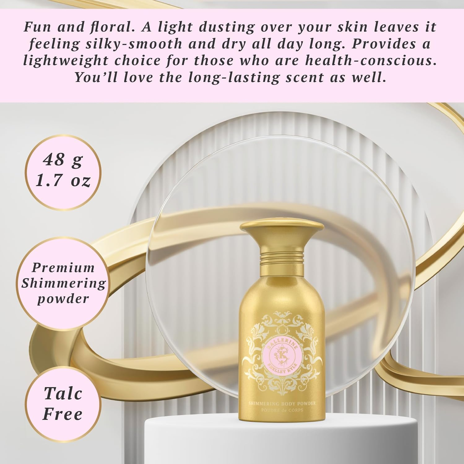 Shelley Kyle Shelley Kyle Ballerine Shimmer Powder Talc Free, 1 Count, image number 1