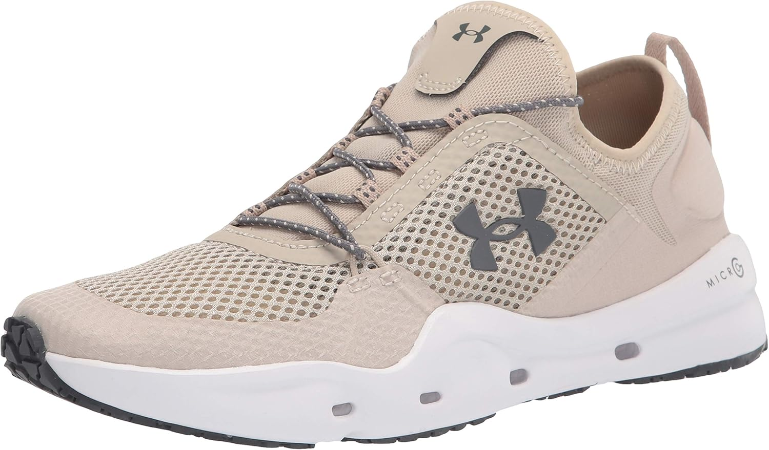 Under Armour Mens Micro G Kilchis Sneaker, Khaki Base (200 White, 11 US image number 6