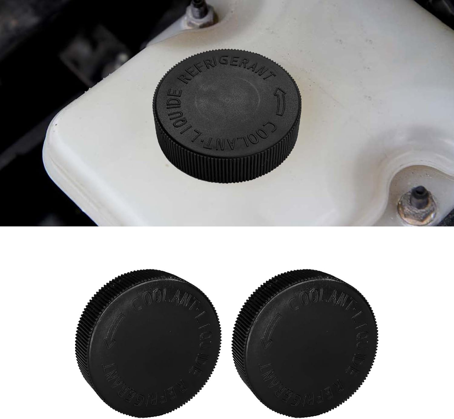 2PCS Coolant Reservoir Cap for Nissan, 21712-79900 Engine Radiator Coolant Overflow Antifreeze Reservoir Tank Cap Compatible with Nissan Infiniti Murano Rogue Versa Quest Sentra EX35 FX37 QX50 image number 3