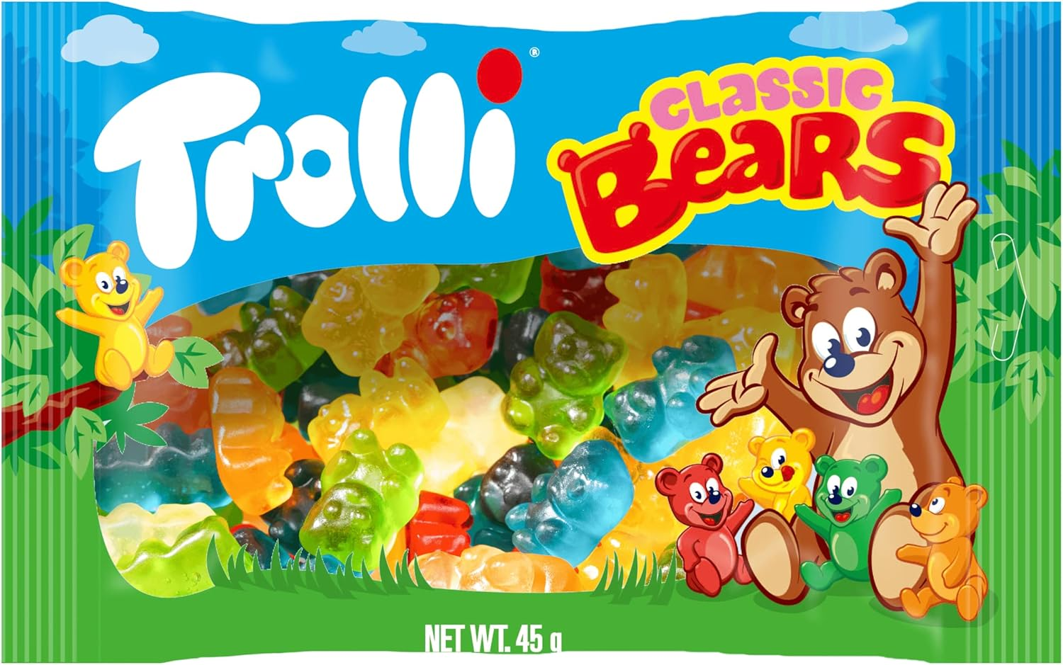 Trolli Classic Gummi Bears Candy, 12 X 45 Grams image number 2