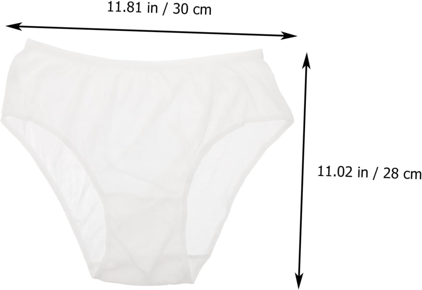 CLISPEED Disposable Maternity Panties Women Flexible Postpartum Confinement Underwear Cotton White XXL Portable 4Pcs for Postpartum Recovery image number 6