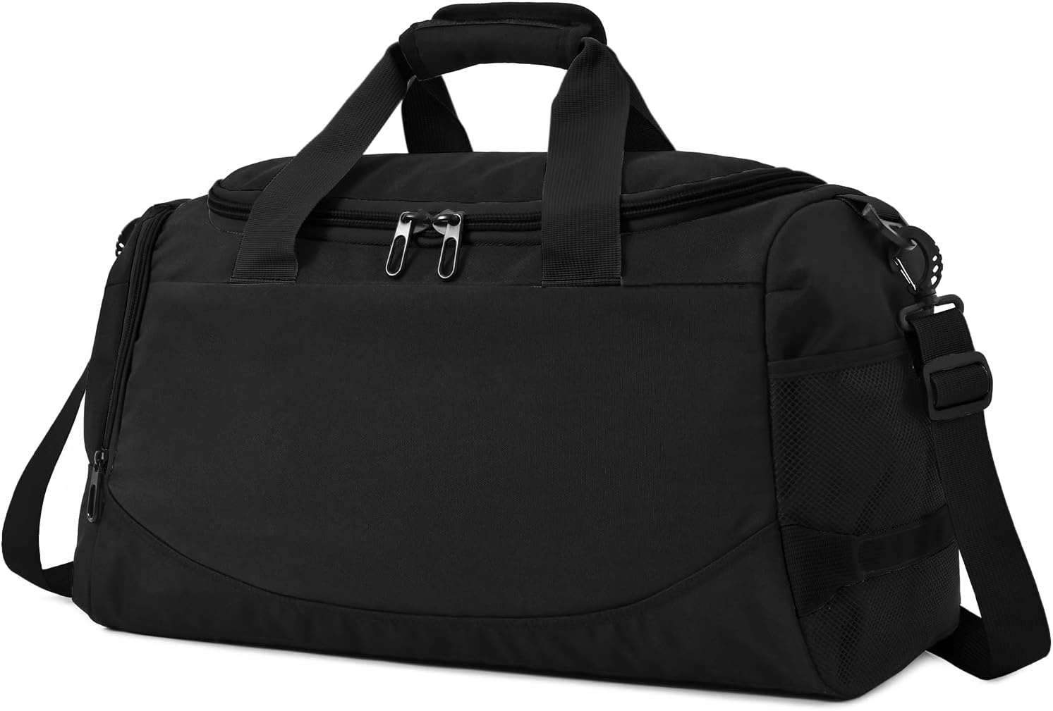 FALAZAR Sport Duffle Bag for Men Women 40L Waterproof Travel Duffel Bag with Shoes Compartment Lightweight Gym Bag with Wet Pocket Weekender Overnight Bags,Black image number 6