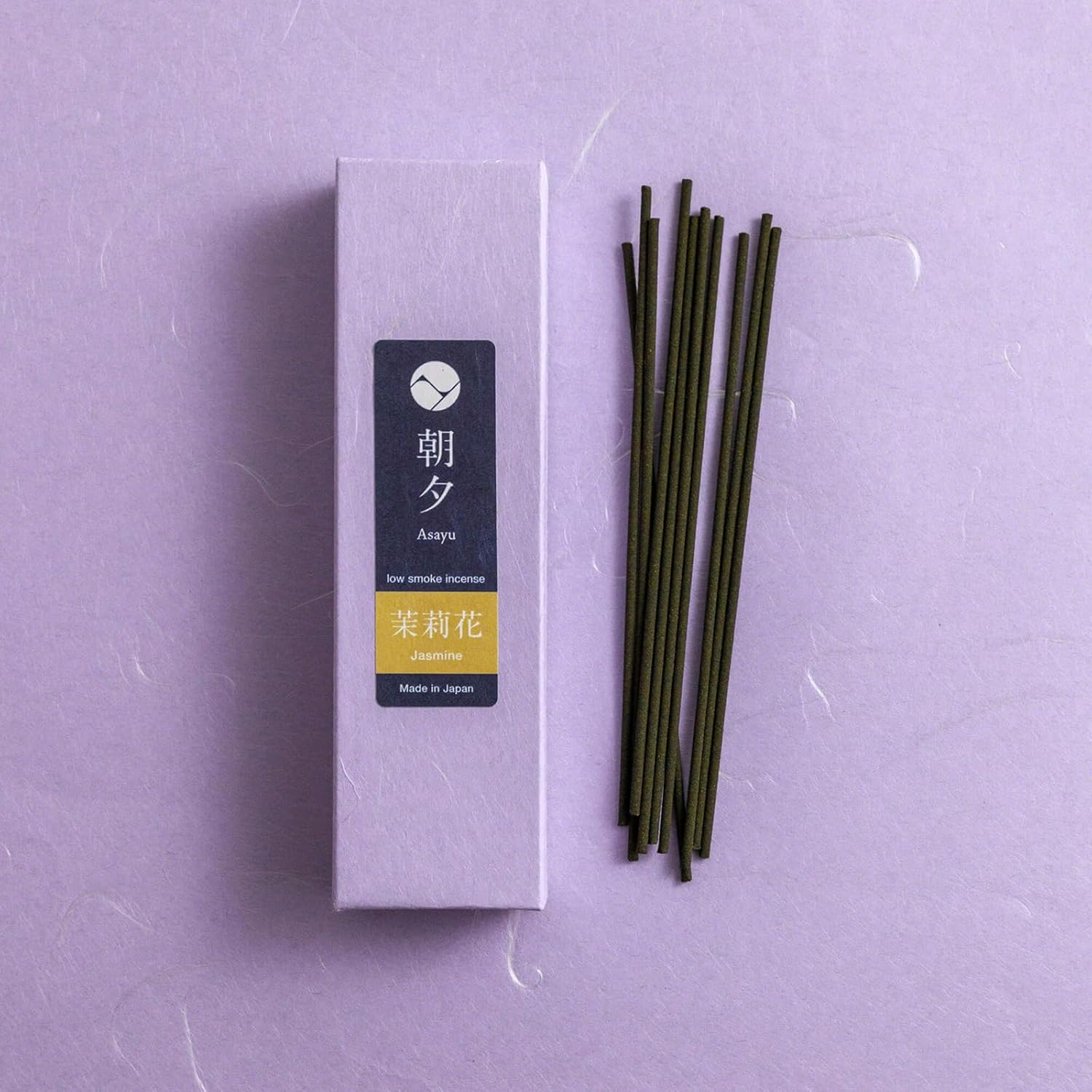 Asayu Japanese Low Smoke Incense Sticks Jasmine Scent (1.41Oz), Made in Japan Quality - Jasmine 20G image number 6