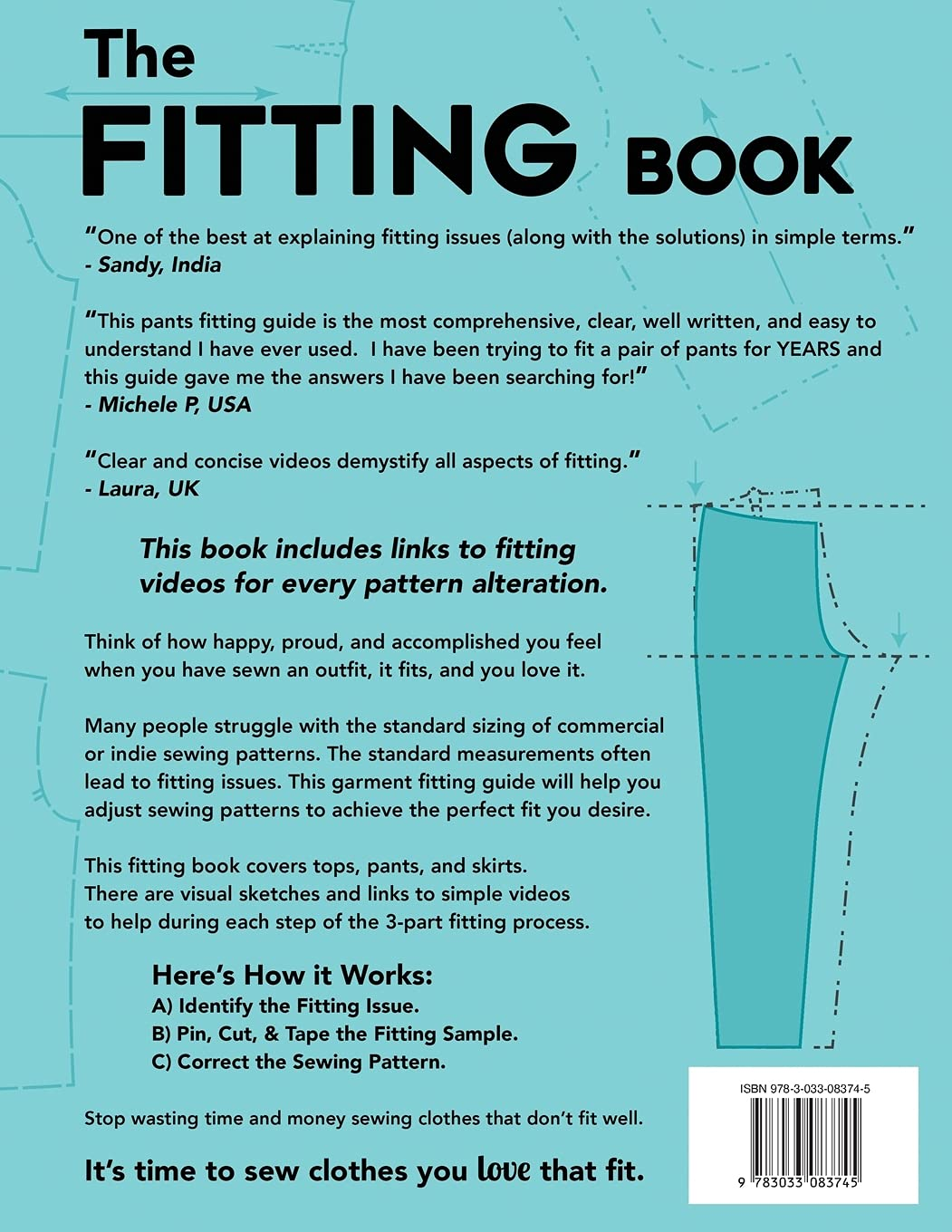 The Fitting Book: Make Sewing Pattern Alterations & Achieve the Perfect Fit You Desire image number 1