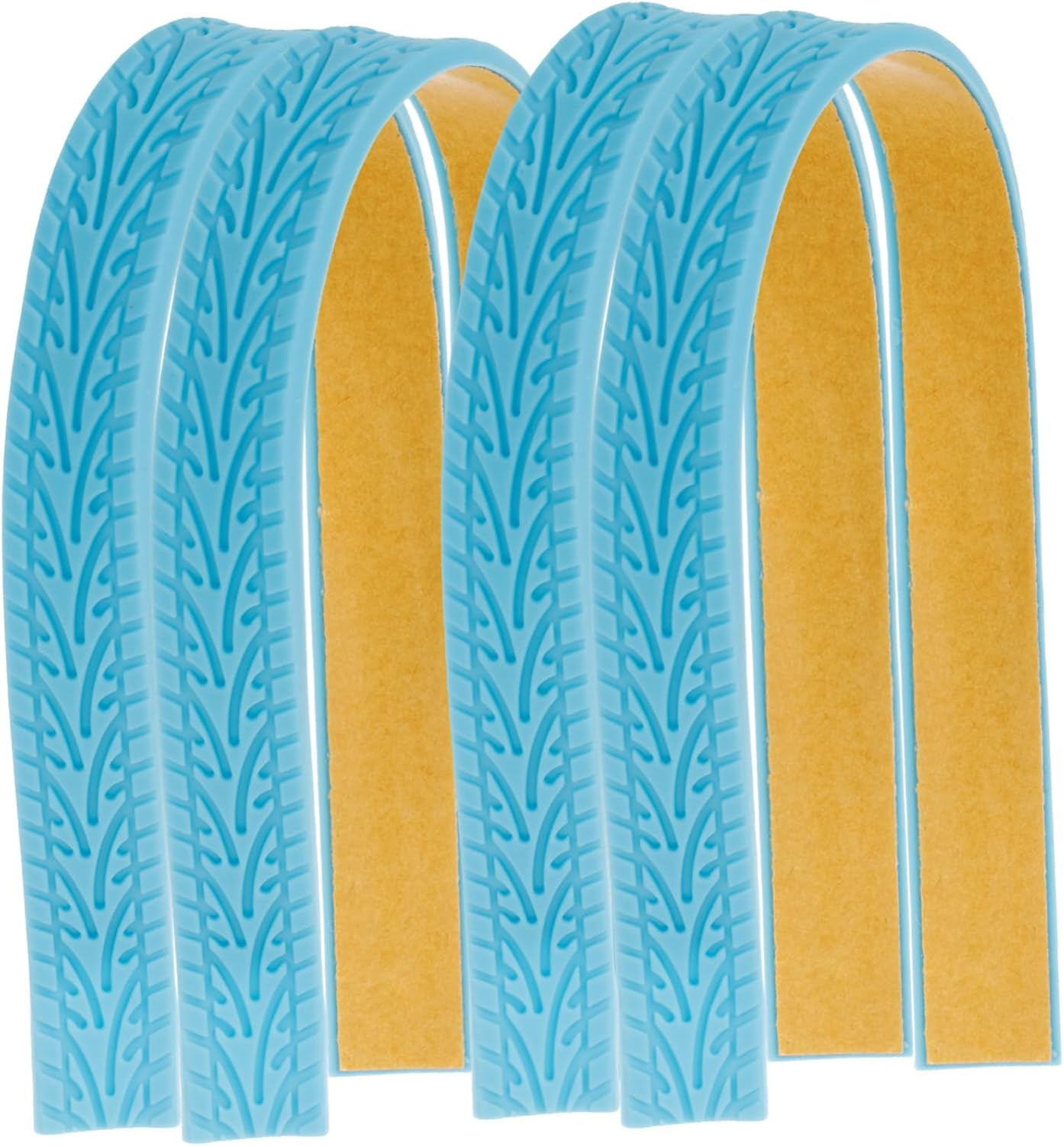 WATIIFUFU Silicone Suitcase Wheel Covers 4Pcs Sky Blue Luggage Feet Protector Shock Absorbing Noise Reduction Travel Accessories for Suitcases image number 4