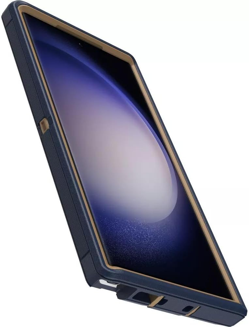 Otterbox Galaxy S23 Ultra (Only) - Defender Series Case - Blue Suede Shoes, Rugged & Durable, with Port Protection, Includes Holster Clip Kickstand, Microbial Defense Protection - Non-Retail Packaging image number 6