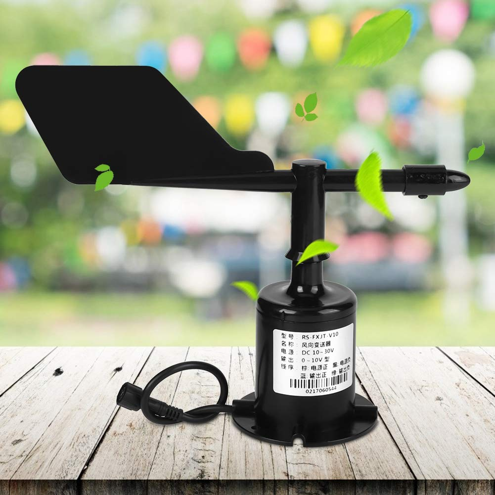 Fdit 0-10V Light-Weight Environmental Output Wind Speed Sensor Wind Direction Measurement with 8 Indication Directions image number 6