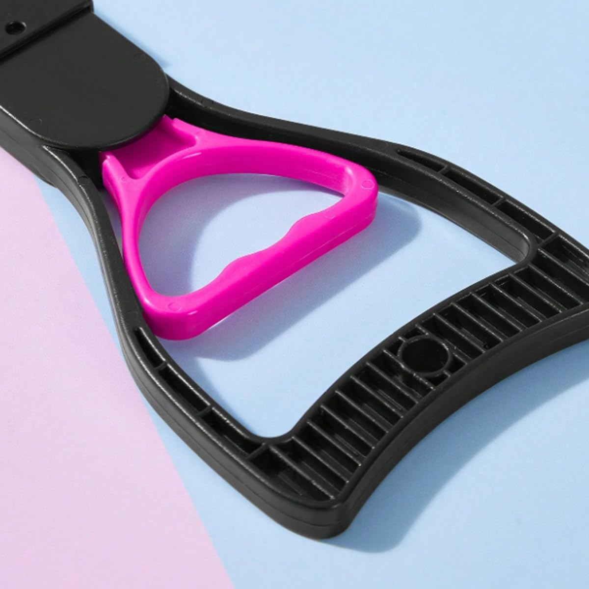 AIMALL Long Handle Pet Toilet Picker Dog Toilet Clip, 23.6 Inches Pet Waste Picker, Ergonomic ABS Handle, Double Spring Design for Easy Dog Poop Cleaning image number 5