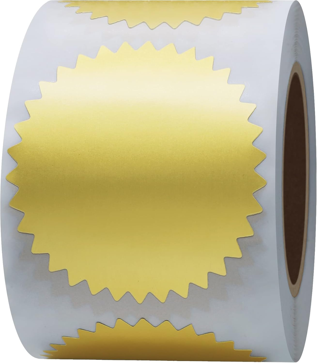 Hybsk 300Pcs Bright Red Vintage Embosser Stamp Sealing Blank Certificate Self-Adhesive Stickers 2 Inch Embossing Stickers for Envelopes, Package, School, Business (Bright Red)