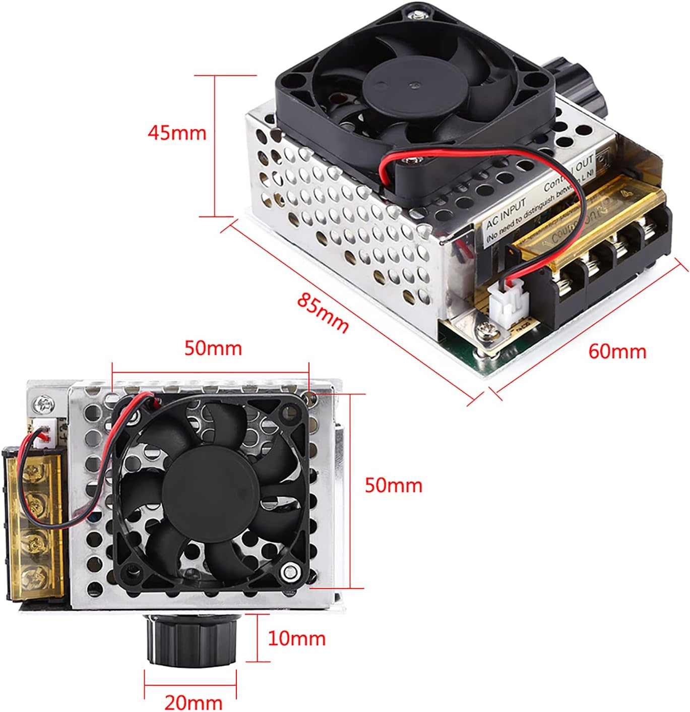 Voltage Regulator, Practical Convenient Speed Controller Stable for Electrical Appliances for Industrial image number 5