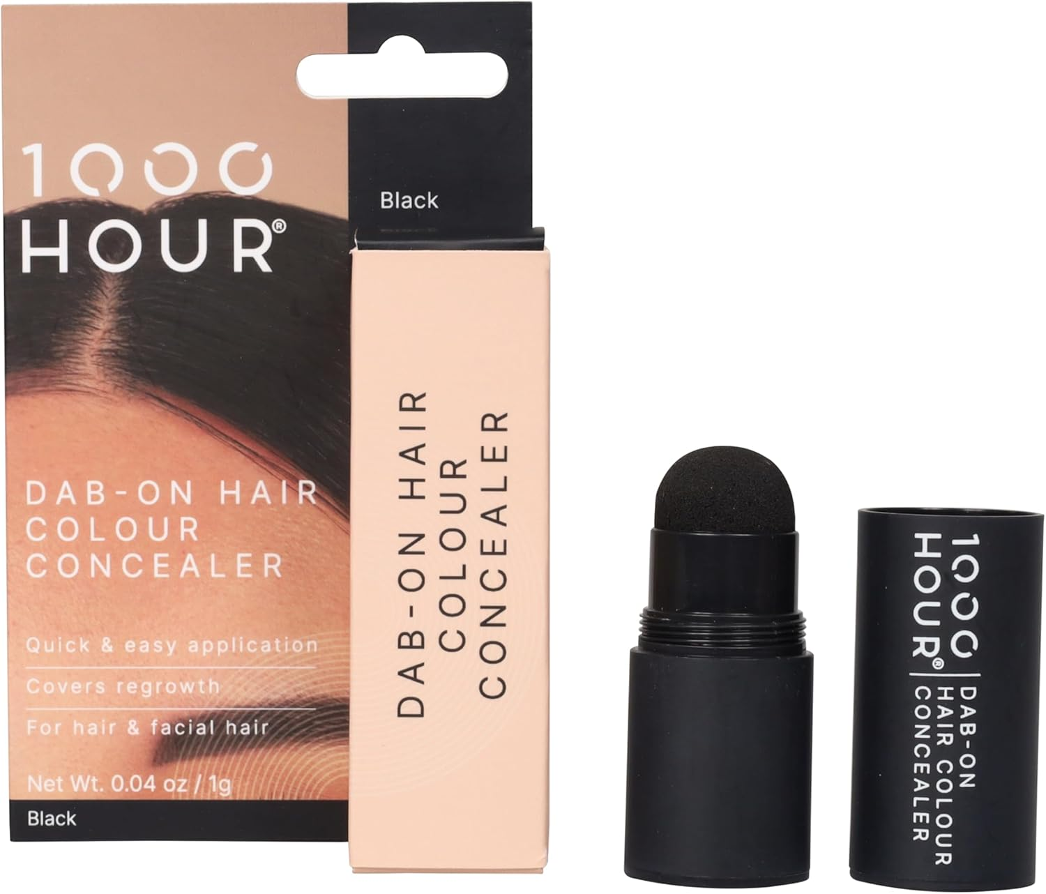 1000 HOUR Dab-On Hair Colour Concealer, Dark Brown