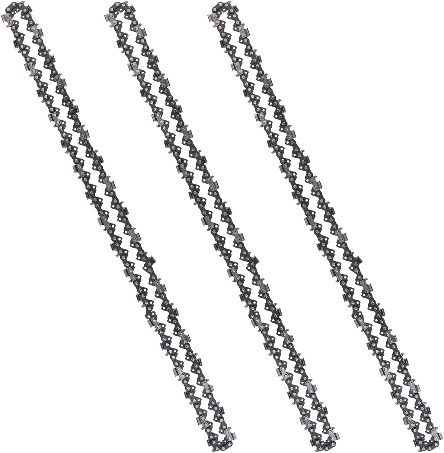 Windance 3 Pack, 18Inch Gauge 72 Drive Link Chainsaw Chain Fit for Husqvarna/Dolmar/Jonsered, Heavy Duty Carbon Steel Saw Chain image number 6