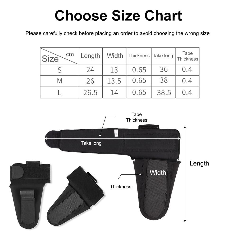 Plantar Fasciitis Night Splint Sock: for Foot Support, Sleep & Recovery - Right or Left Foot for Achilles Tendonitis Drop Foot，Supportive Foot Brace for Pain Relief, Stretching Boot for Sleep and Recovery (S)