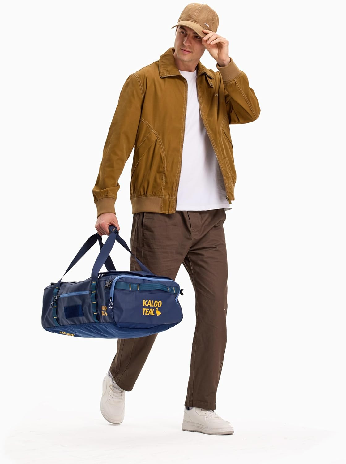 Utility Duffle Bag 40L, Convertible Backpack for Travel, Gym & Commute, Water Repellent image number 6