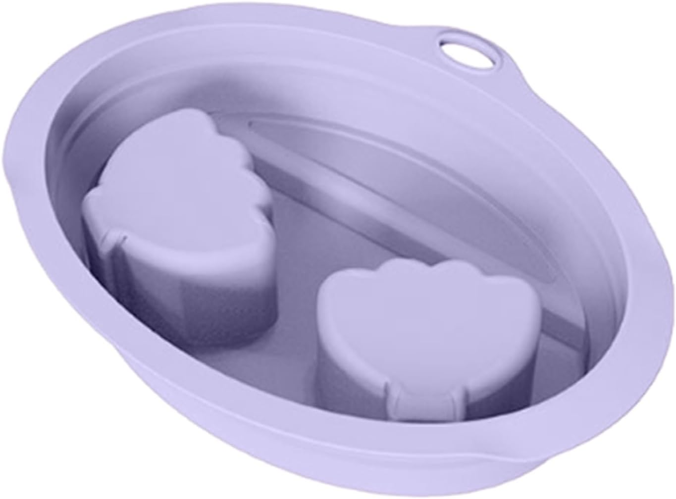 Yulokdwi Nail Bowl for Soaking | Silicone Manicure Soak off Hand Dish,Professional-Grade Soaker Container, Hand Bath Tray Cleaning Tool for Home Salon Travel Care