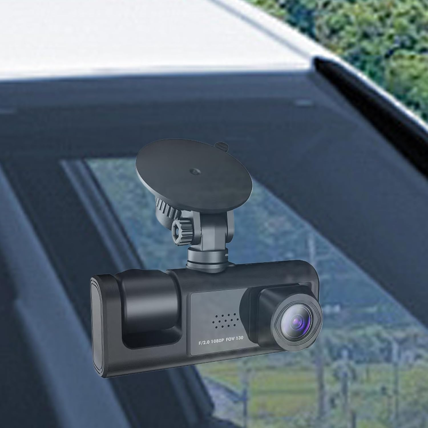 Dashboard Cam for Car - Car 1080P Camera for Dashboard - Front and Rear Driving Recorder with Night Vision, Wide Angle, Loop Recording for Long-Distance Travel - Wifi Version Three Records image number 4