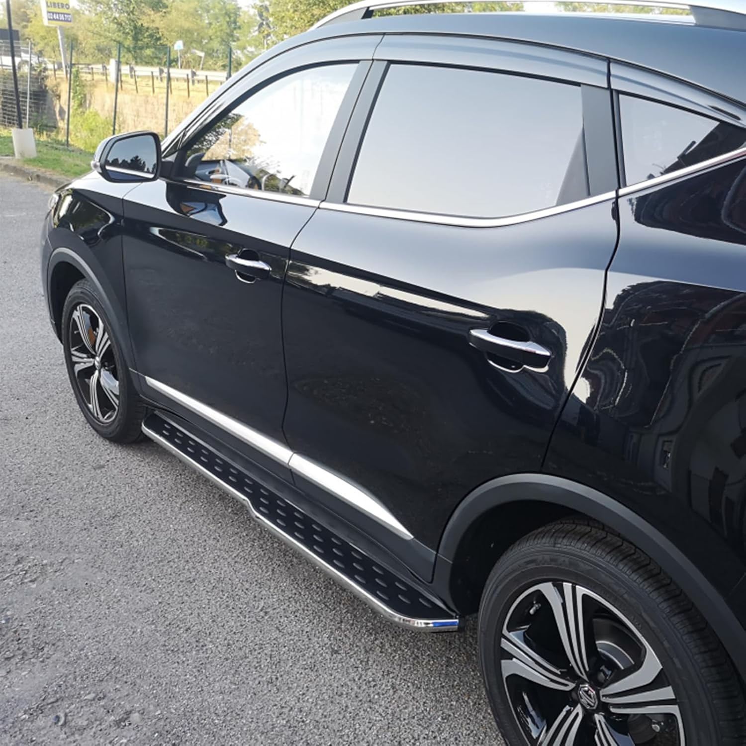 2Pcs Running Boards Fits for VW Volkswagen Touareg 2019-2023 Side Steps Nerfbars(With Brackets) image number 1