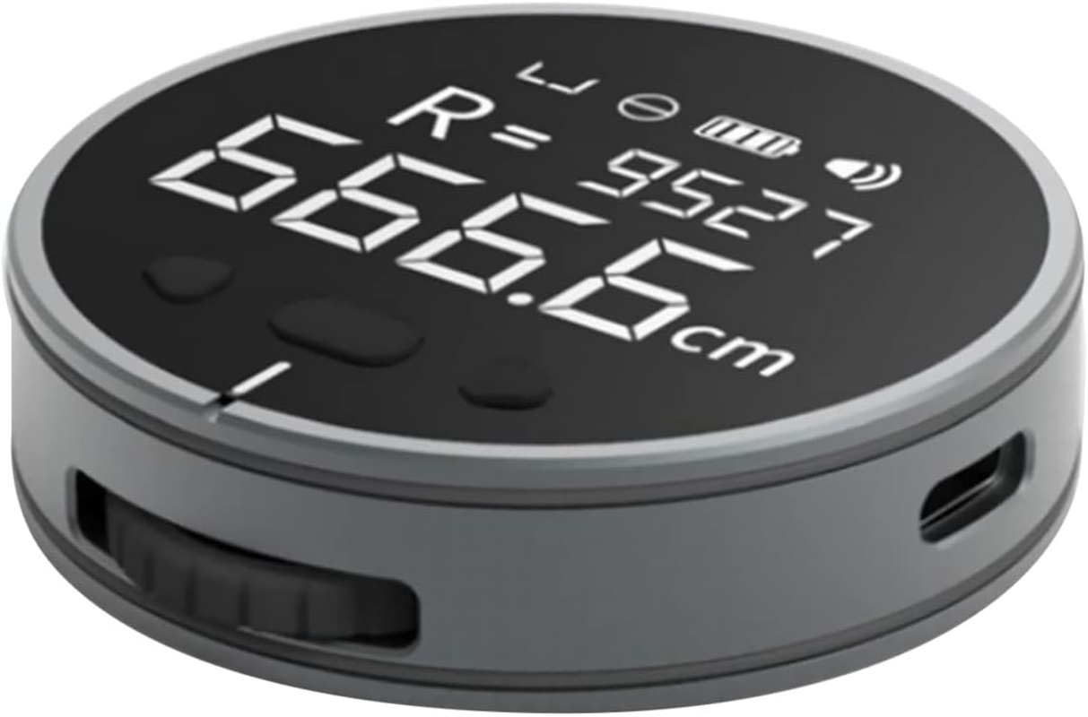 324Ft/99M Electronic Digital Tape Measure with LCD Display, Rolling Measuring Tool for Flat Curved Diameter Odd Shape High Precision Tool image number 4