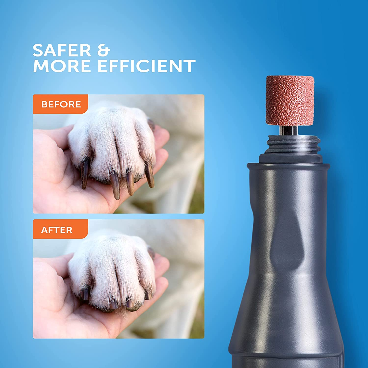 Wahl Dog Nail Grinder/File for Pets, Battery Powered image number 4