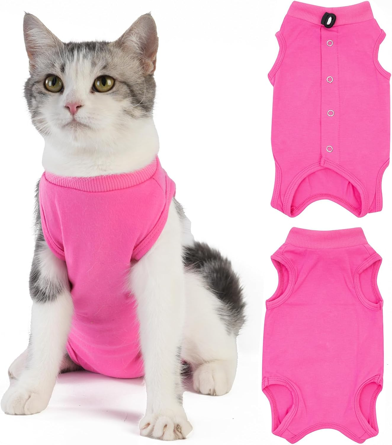 Axcimond Cat Body Surgery Leak Protection Cat Body Operation Castration Body for Cats after Surgery Castration Cat Suit Cat Clothing Surgical Body Cat Collar Alternative
