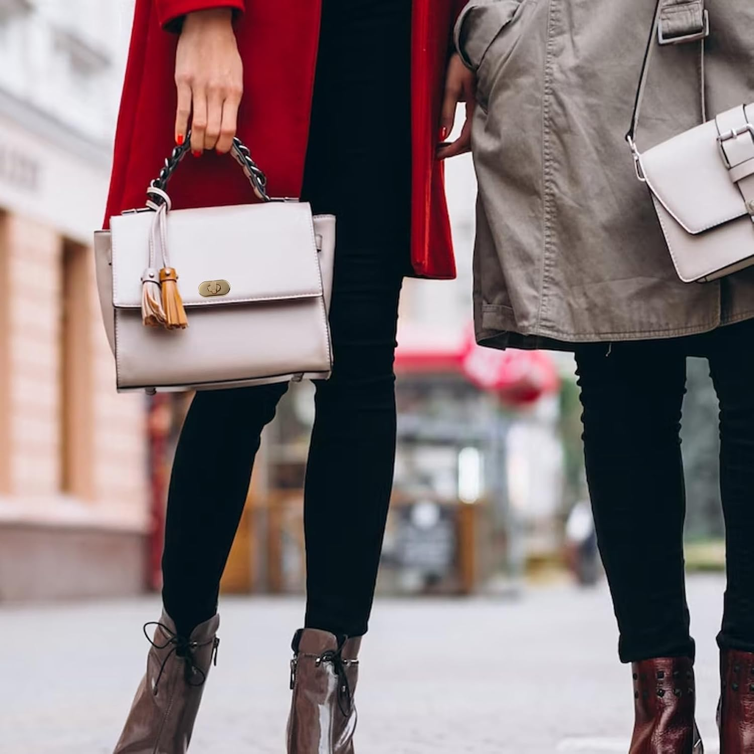 TXIN 15 Pieces Twist Lock Fastener Purse Turn Locks Clasp Bag Closure Metal Clip Hardware for DIY Handbag Craft Making Supplies - Multicolor image number 7