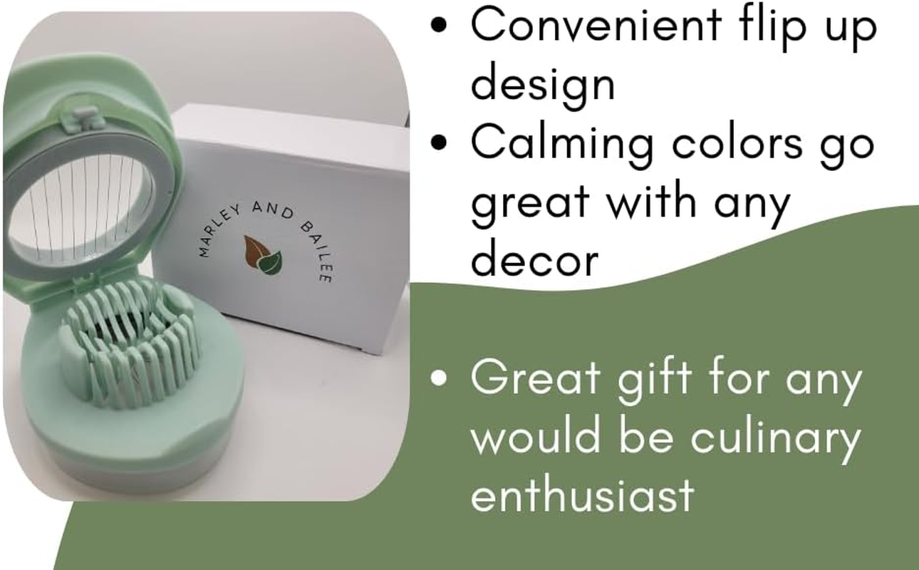 3 in 1 Multifunctional Egg Slicer Cutter Separator Stainless Steel Blades with Storage Box for Hard Boiled Eggs and Fruit, Egg Cracker, Wedge Cutter, Halved, Sliced, Diced, for Kitchen, Gadget image number 2