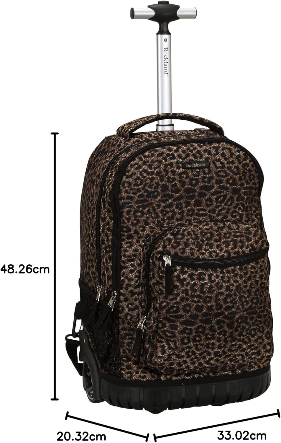 Rockland Single Handle Rolling Backpack image number 1