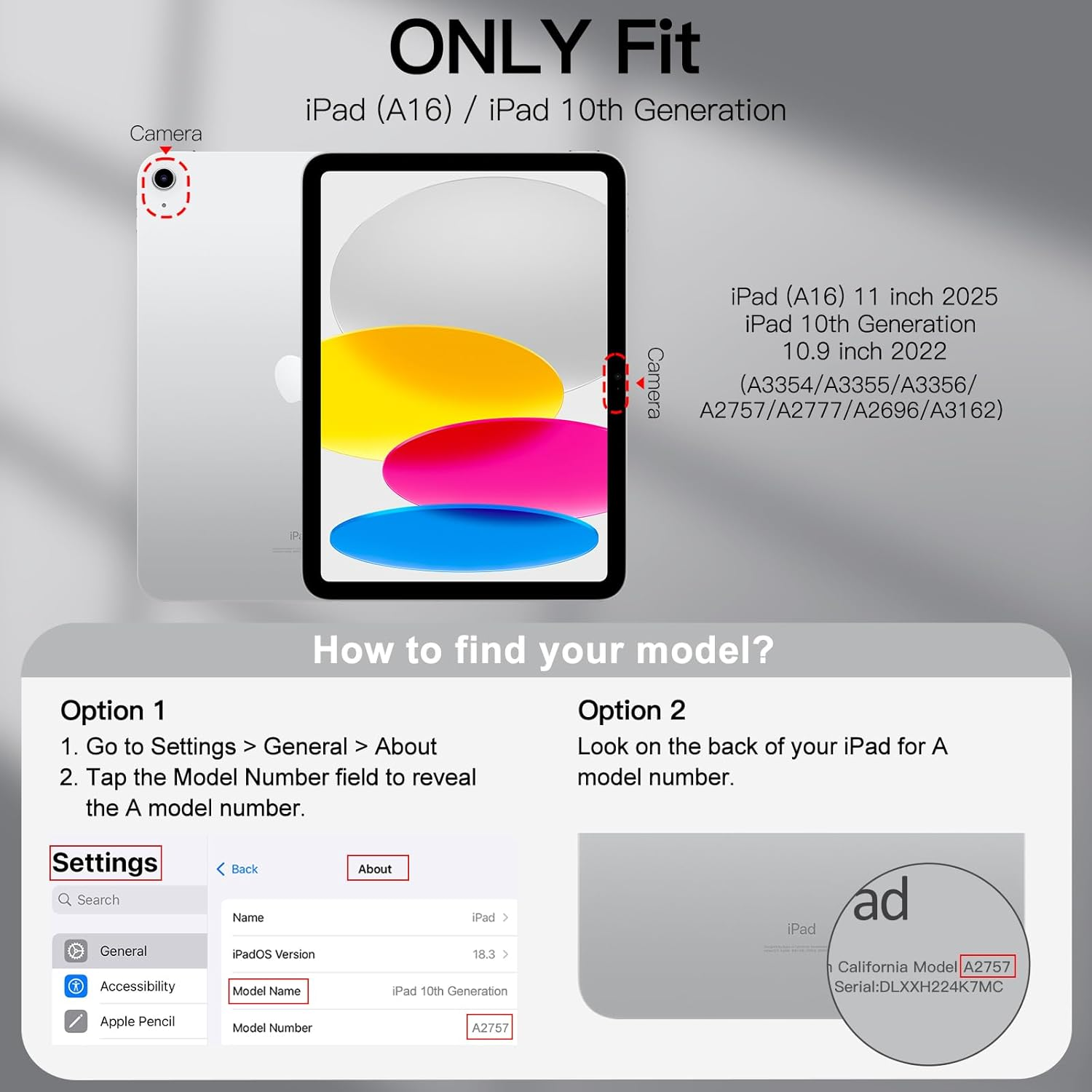 Jetech Case for Ipad (A16) 11Th/10Th Generation (2025/2022) with Pencil Holder, Slim Folio Stand Protective Tablet Cover, Multi-Angle Viewing (Navy) image number 5