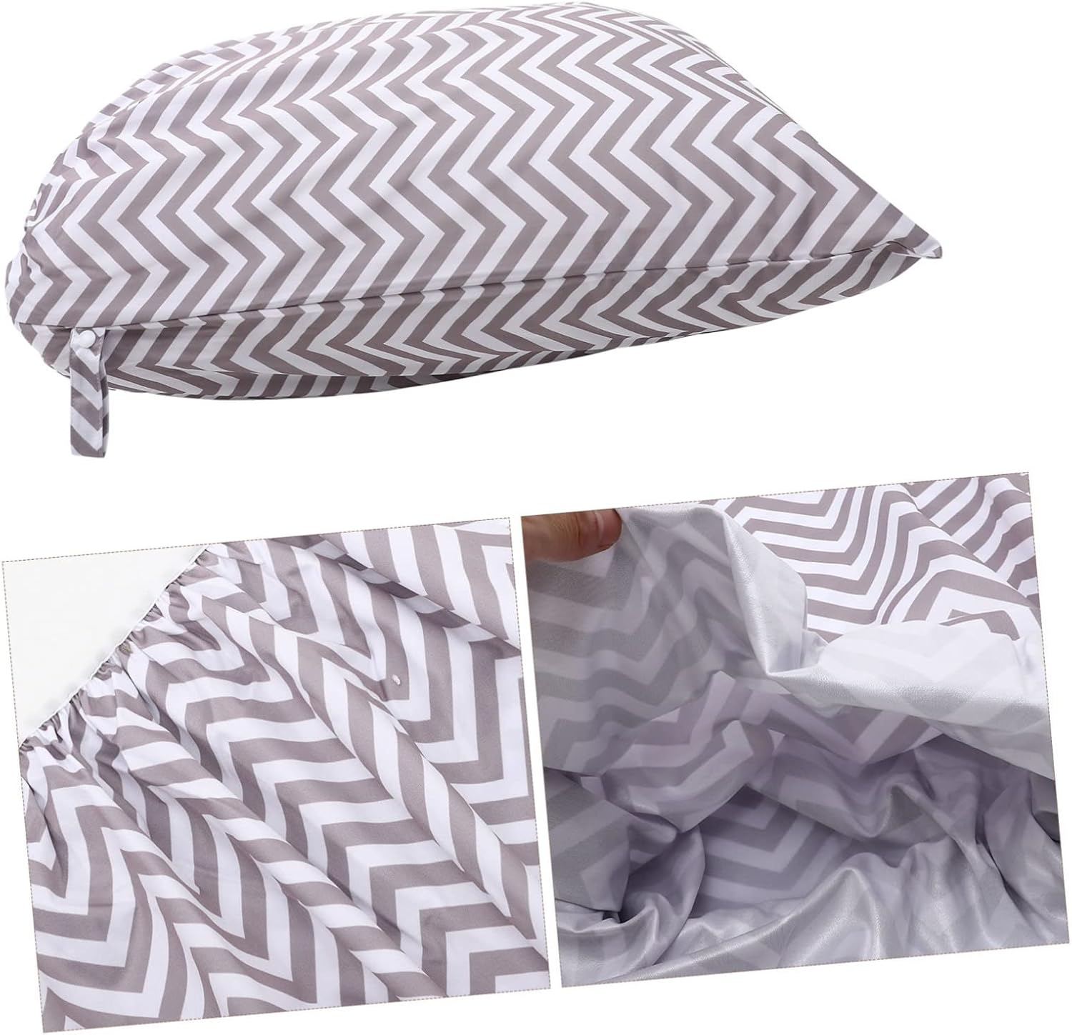 Reusable Diaper Pail Wet Bag Elastic Mouth Diaper Holder Portable Storage Bag for Cloth Napkin Storage for Changing Station