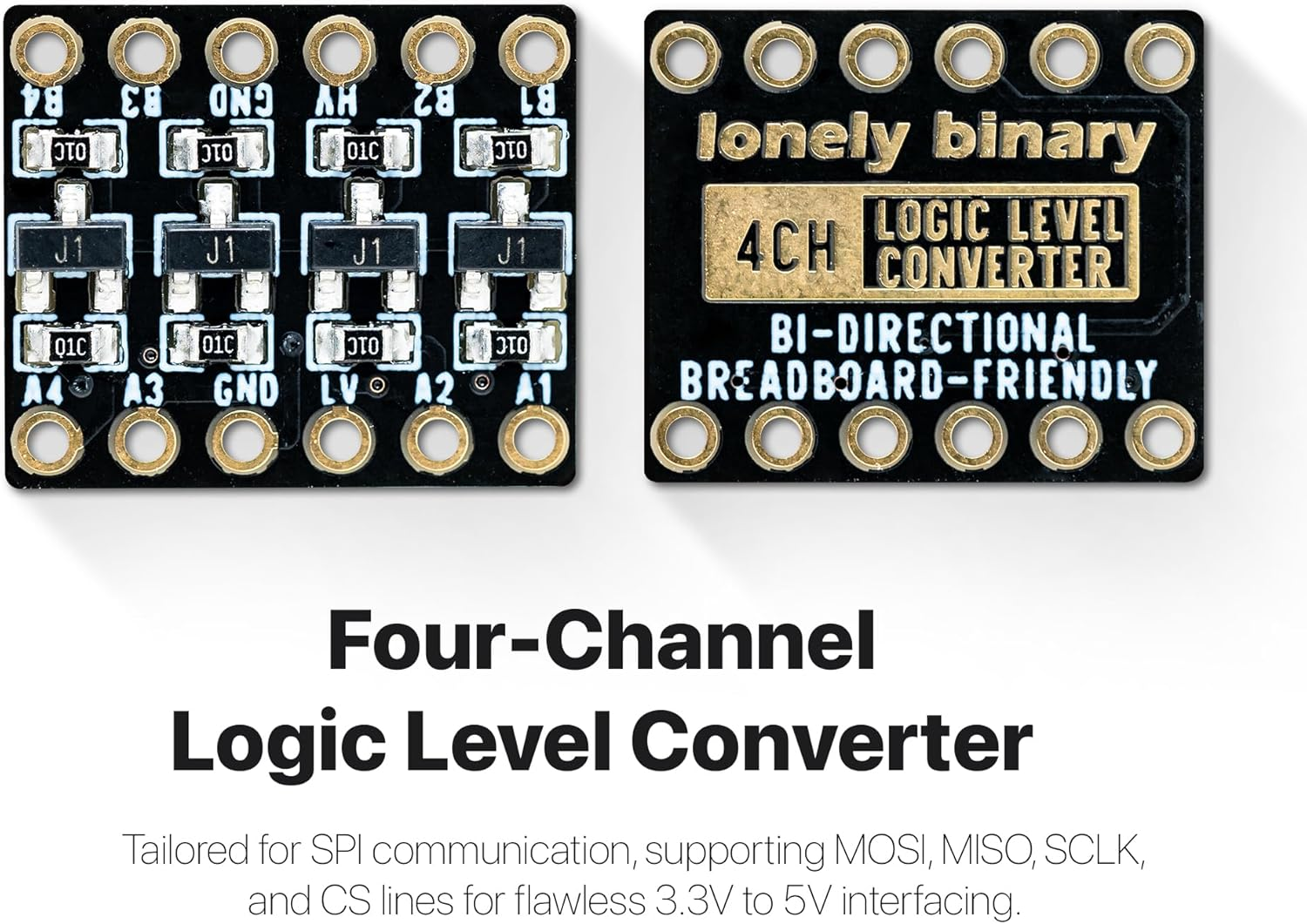 27Pcs Logic Level Converter Kit &ndash; Lead-Free Bi-Directional Voltage Shifters (2CH, 4CH, 6CH) Gold Edition