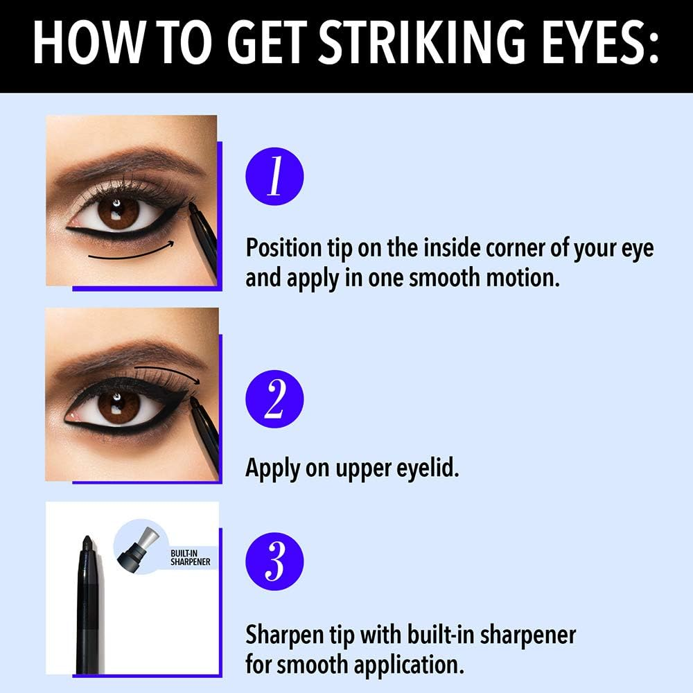 Blue Heaven 2X Intense Kajal, Black Shock - Pack of 2 image number 2