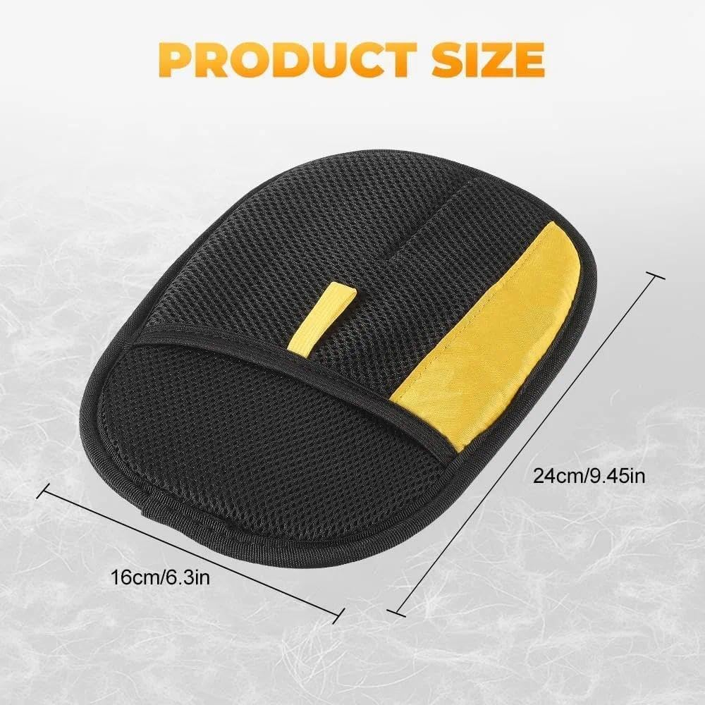 Electrostatic Pet Hair Removal Glove 2 Pack, Reusable Grooming Mitt for Cats and Dogs, Double-Sided Non-Slip Design, Multi-Surface Fur Catch Tool Compatible with Furniture, Carpets, Seats &mdash; Leralsta image number 5