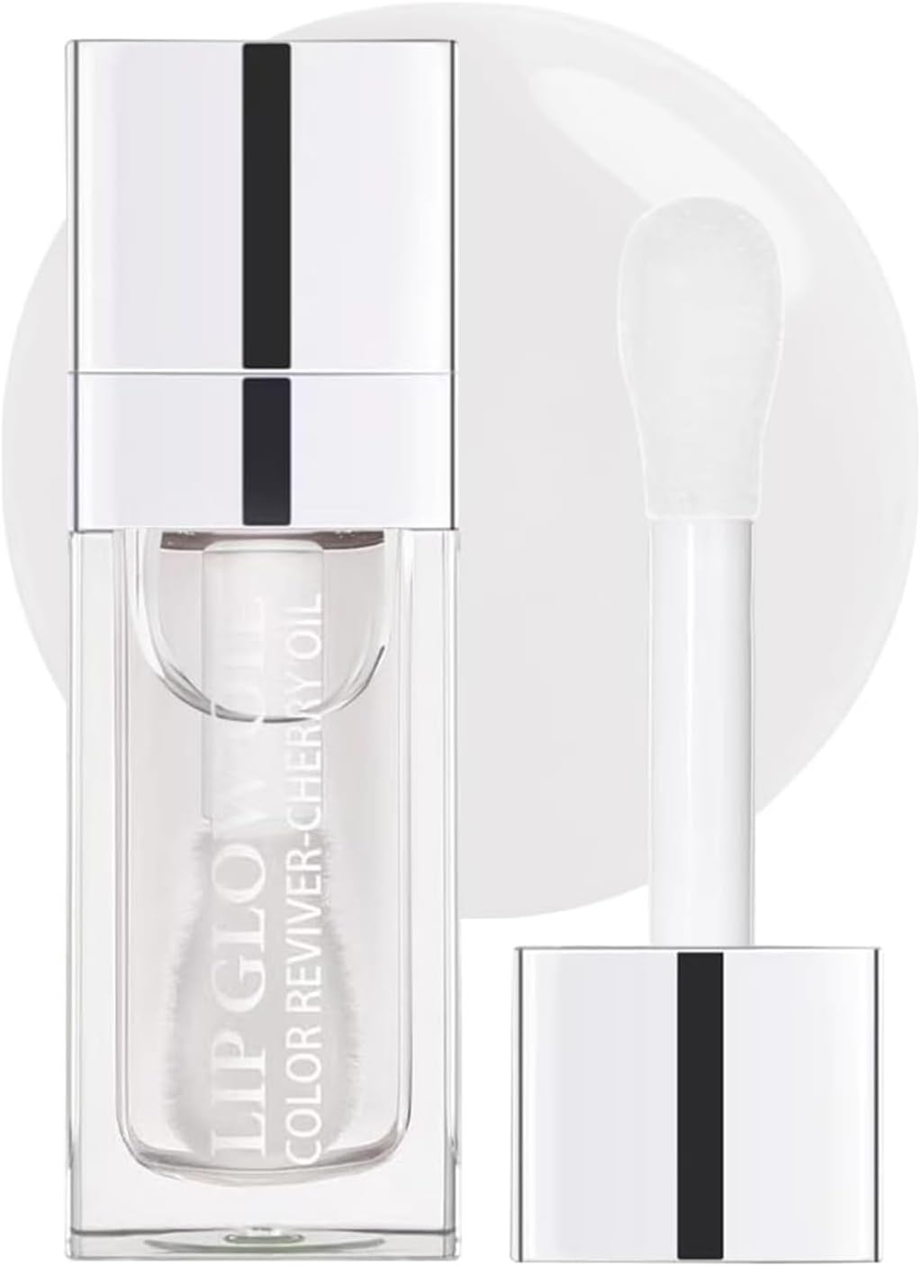 UKKQES Hydrating Lip Glow Oil, Plumping Lip Gloss, No-Sticky Transparent Moisturizing Lip Balm, Natural Lip Plumper Gloss Make Lips Fuller and Moisturizing 06 image number 3