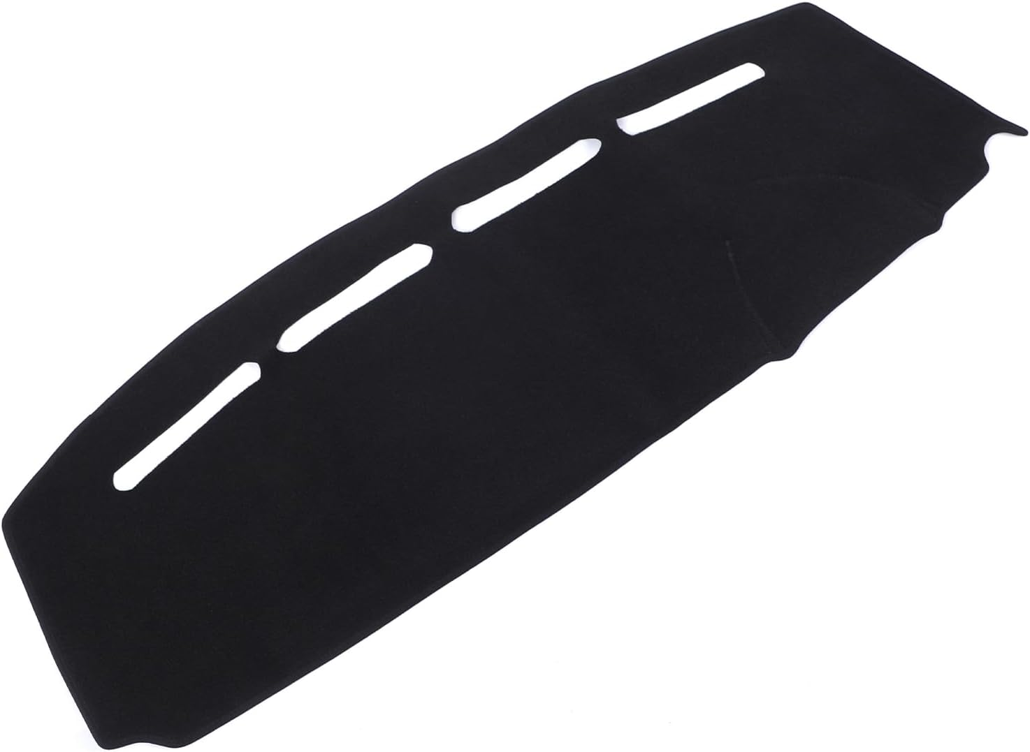 Yinaniutos Dash Mat Compatible with Fiat 500 2008-2023 Accessories | Polyester Fiber Dashboard Cover Sunshade Pad | RHD Version (Black) image number 6