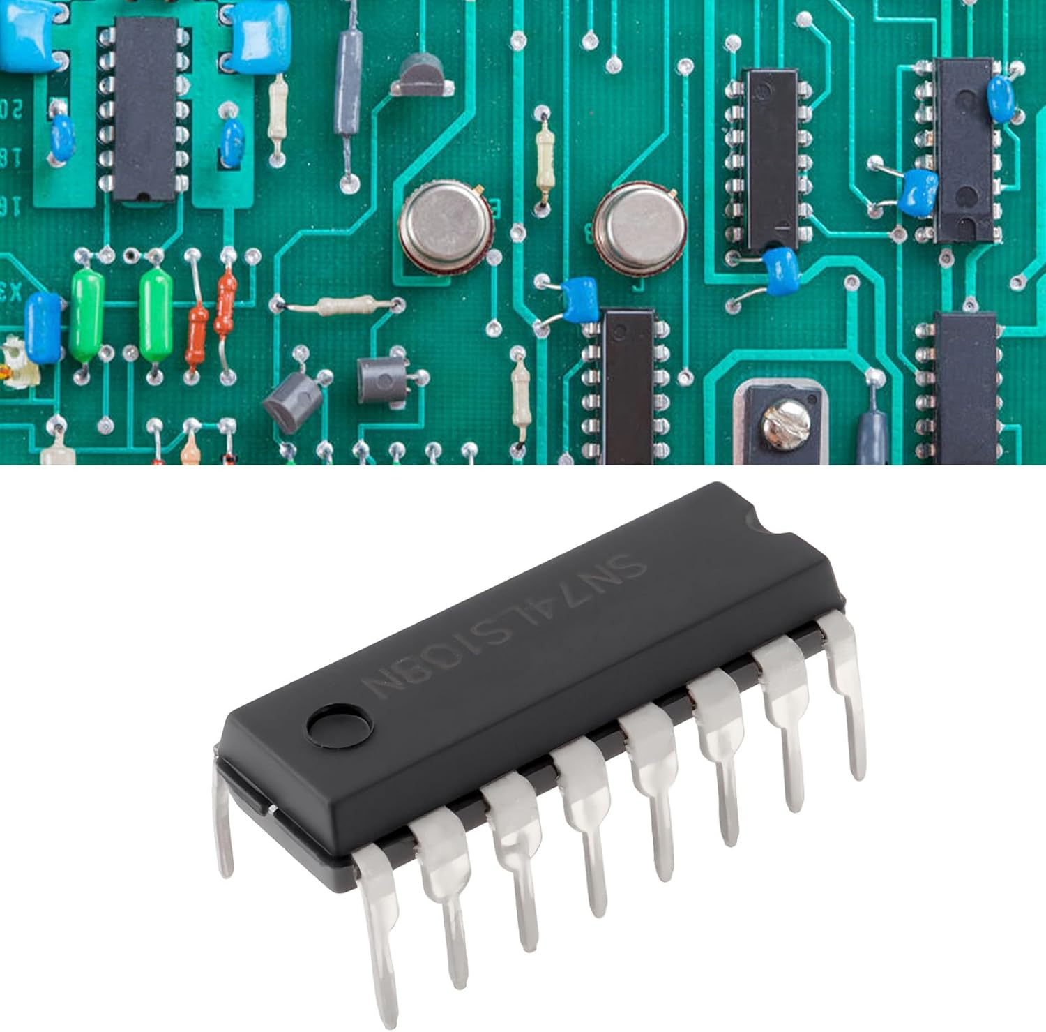 Ecsing 10Pcs 16Pin Integrated Circuit 74LS138N SN74LS138N for Digital Computing image number 4