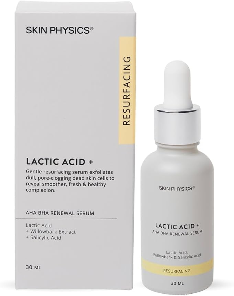 Skin Physics Lactic Acid+ AHA BHA Renewal Serum