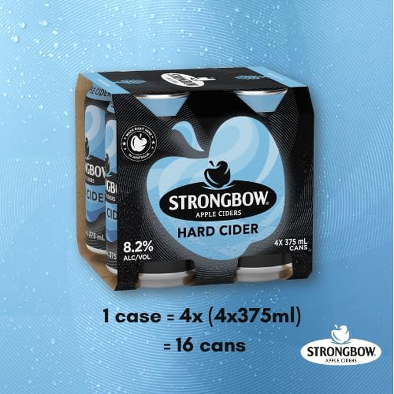 Strongbow Hard Apple Cider Cans 375 Ml 4 X 4 Pack image number 1