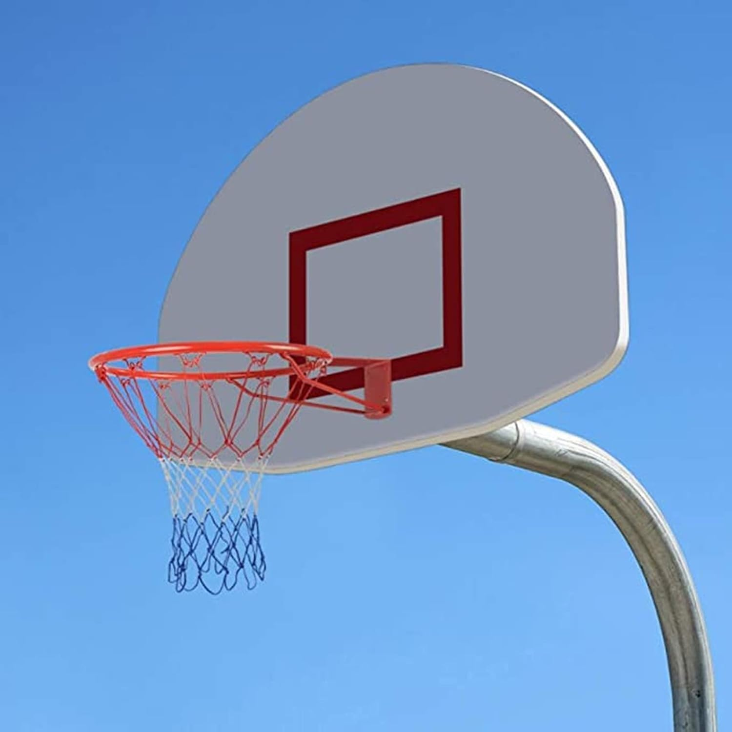 Basketball Hoop, Basketball Rim Goal Wall Mounted Basketball Hoop Indoor Outdoor Hanging Basketball Hoop, 45Cm/17.7Inch image number 2