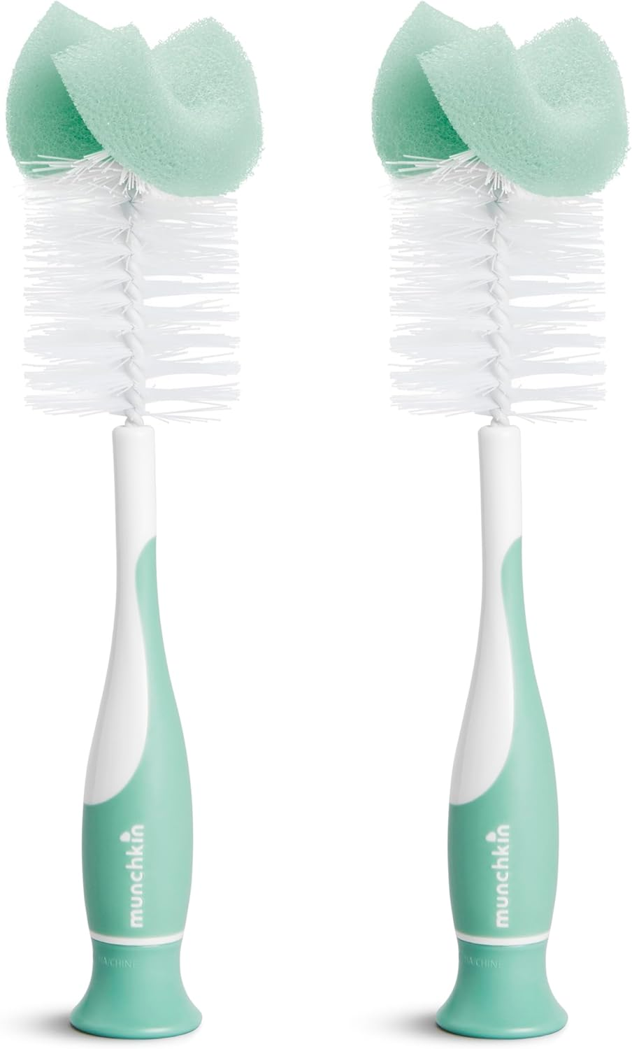 Munchkin Sponge Bottle Brush, Pack of 2, Blue image number 1