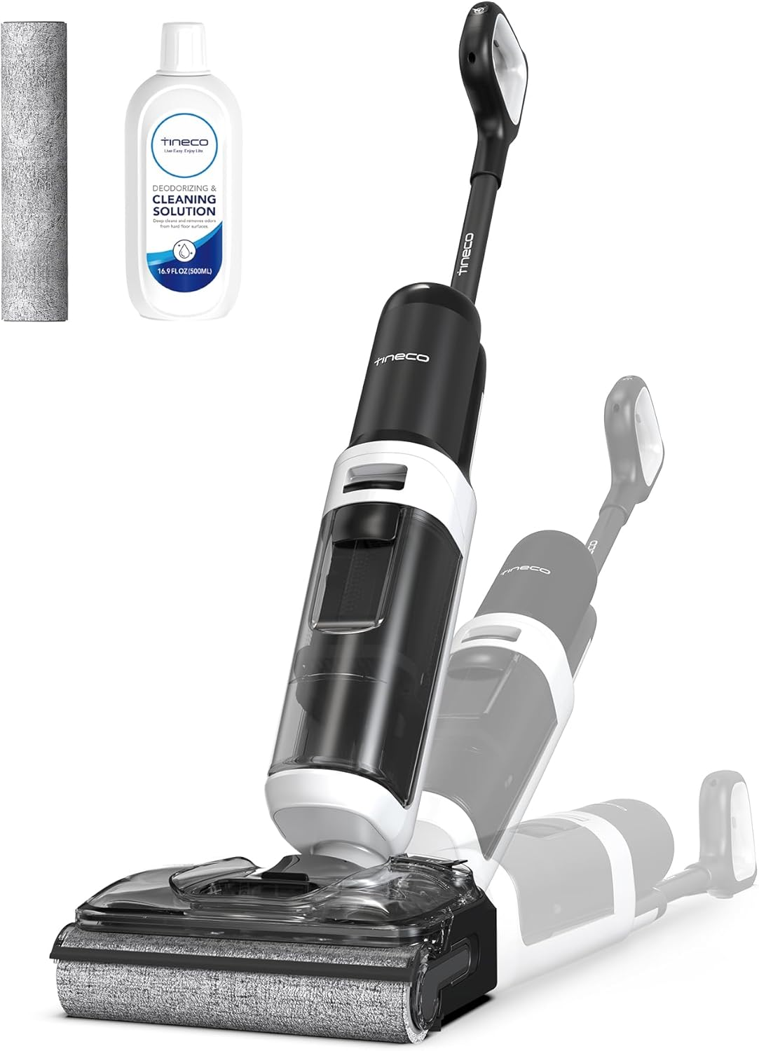 Tineco Floor ONE S6 Stretch Ultra Cordless Wet Dry Vacuum Cleaner, 180&deg;Lay-Flat Anti-Tangle Design, 50 Minutes Runtime, 85&deg;C Flashdry Self-Cleaning, Dual-Sided Edge Cleaning image number 5