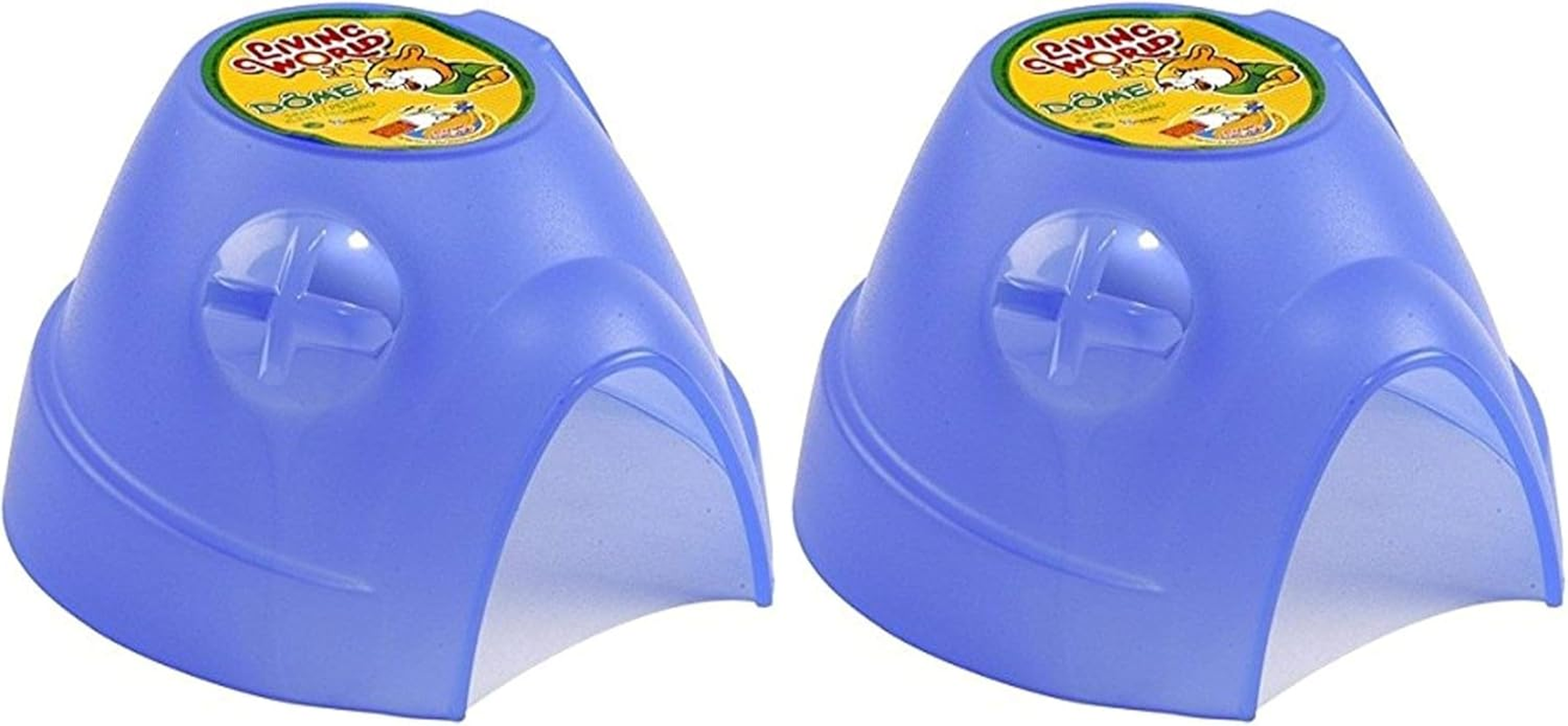LIVING WORLD 61380 Igloo Dome Hideout for Small Animal, Red/Orange (Pack of 2) image number 1