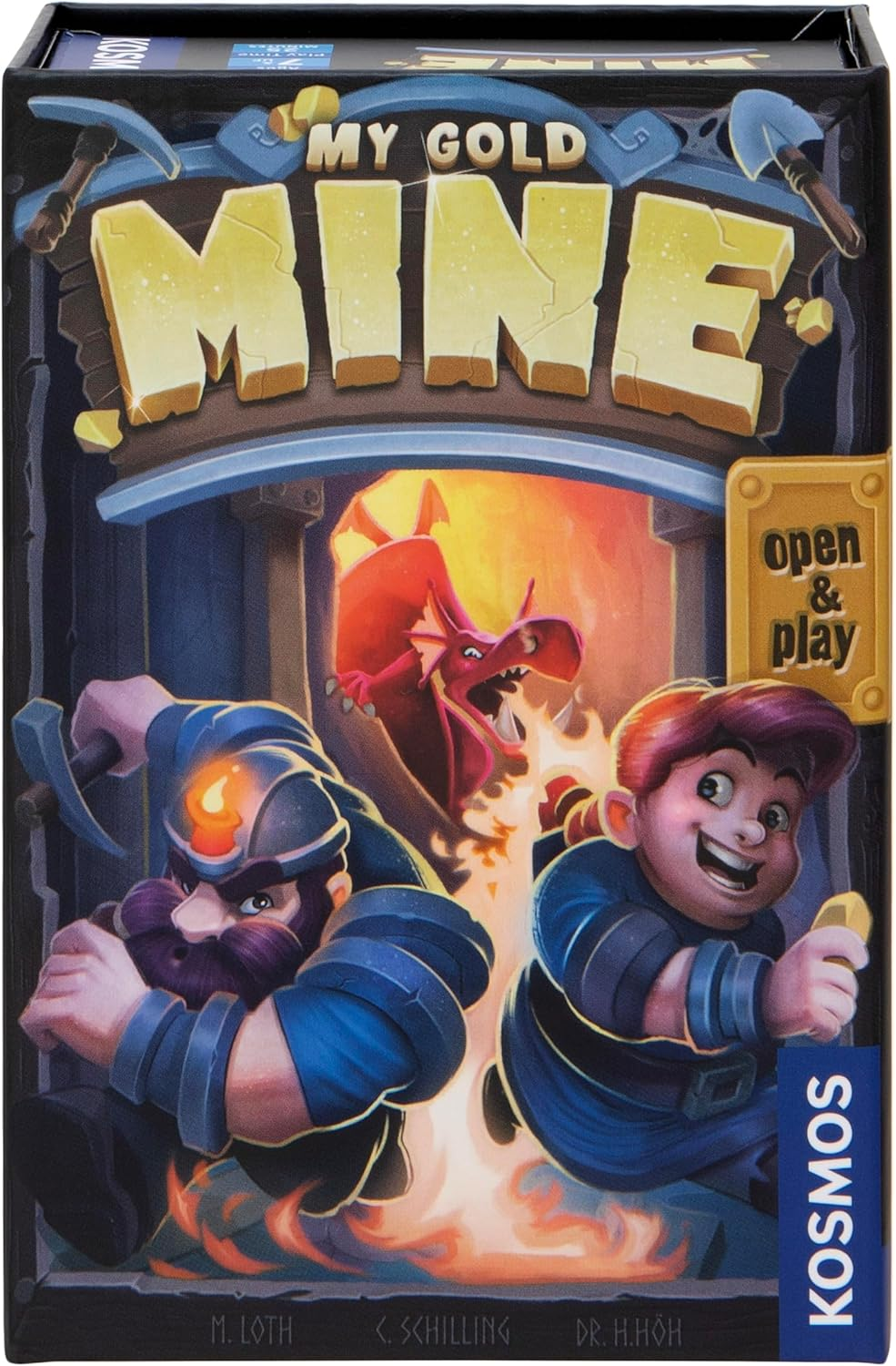 Thames & Kosmos My Gold Mine: Open & Play, Luck-Based Card Game, Family Games for Game Night, Board Games for Adults and Kids, for 2 to 6 Players, Age 7+ image number 3