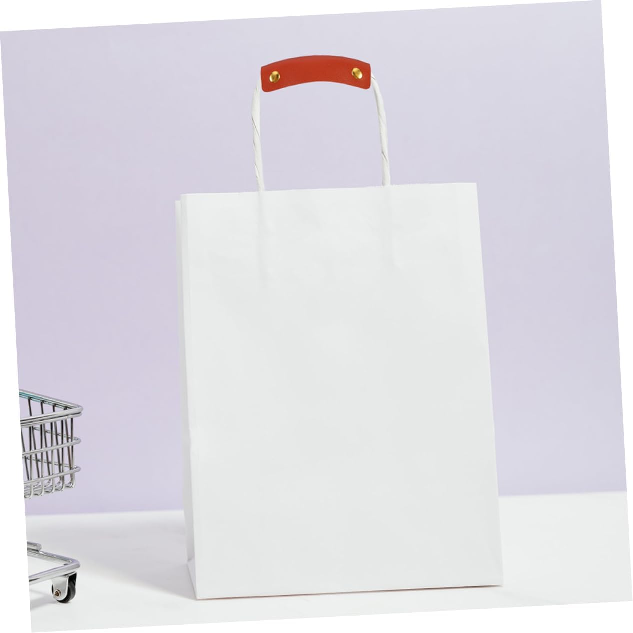 FOYTOKI 4Pcs Strangle Luggage Bag Handle Protectors Pu Leather Bag Grip Covers for Suitcase Handle Protector for Travel image number 4