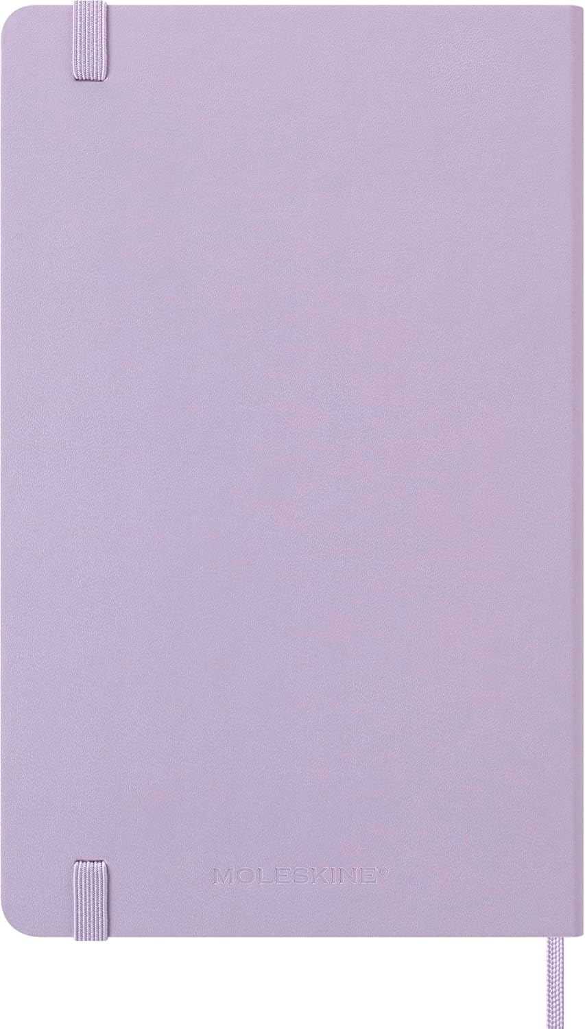 Moleskine - 2026-12 Month Daily Hard Cover Diary - Large - Lilac
