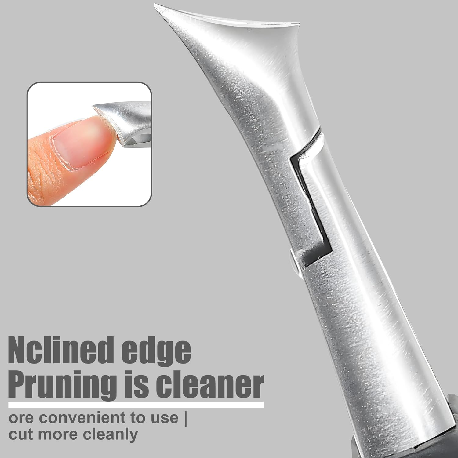 2Pcs Black+Red Thick Toenail Clippers for Elderly & Adults, Heavy Duty Nail Cutter with Sharp Blade & Comfort Grip for Thick Nails at Home or Professional Use image number 3