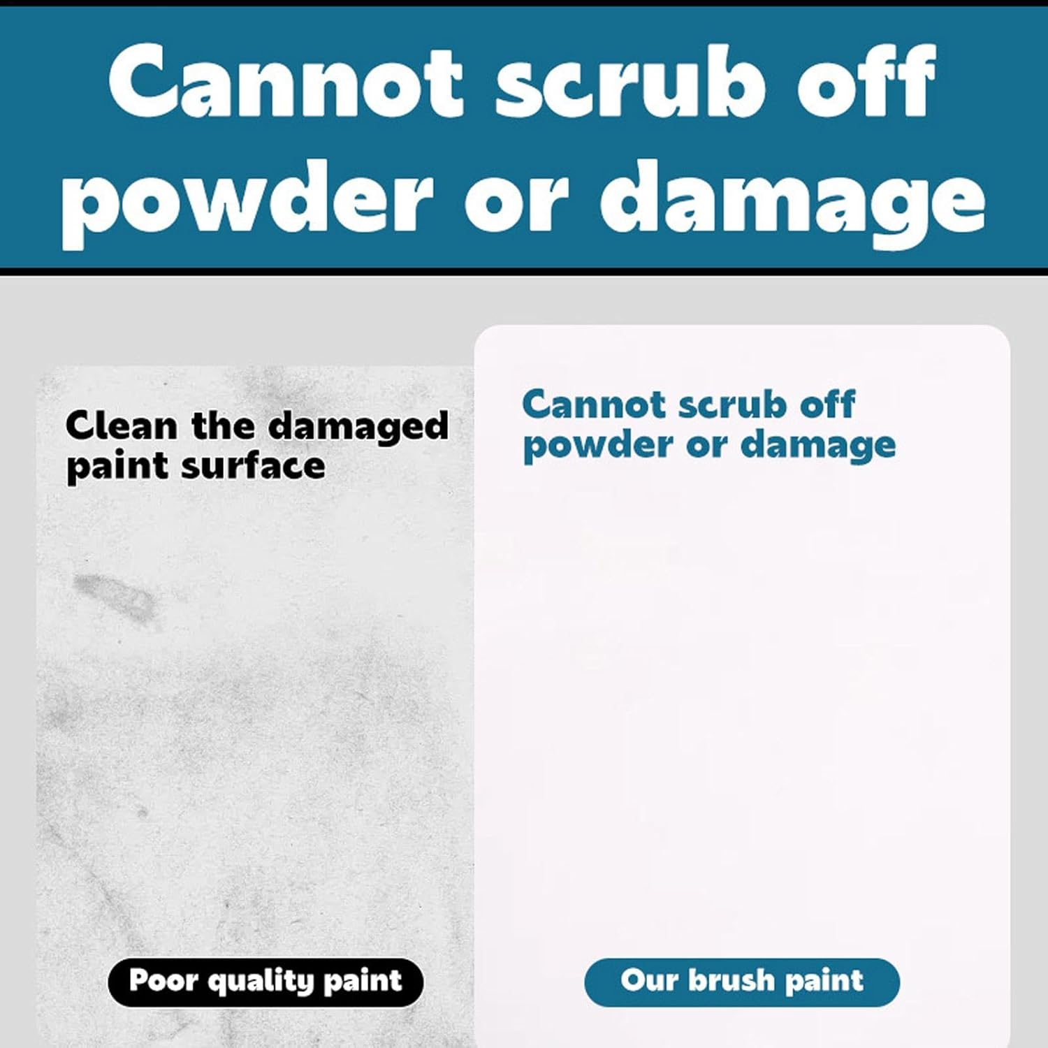 Generisch White Paint - Repair of Scratches | Wall Paint White Paint, Stain Remover, Quick Drying Paint, More Paint, Brush for Walls, Effortless Cleaning image number 1